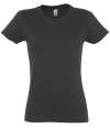 11502 Ladies Imperial SOL'S Ladies Imperial Heavy T-Shirt Dark Grey colour image